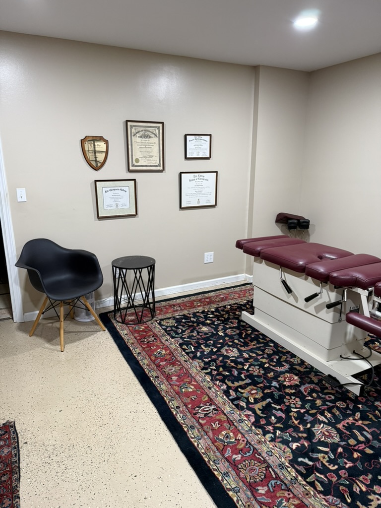 Warm natural clinic interior